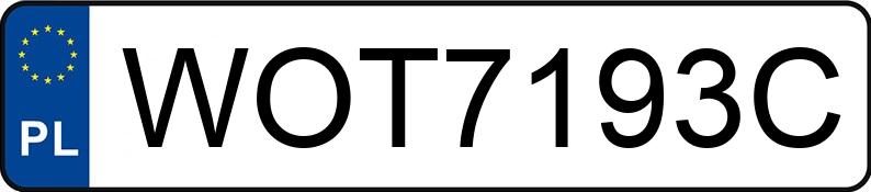 Numer rejestracyjny WOT 7193C posiada BMW 340I XDRIVE - WOT7193C