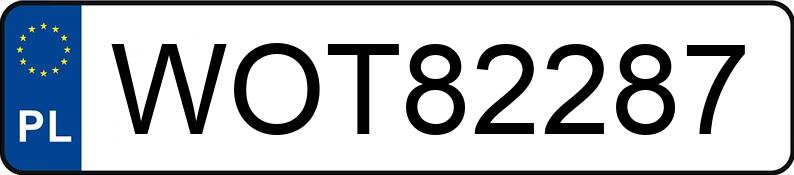 Numer rejestracyjny WOT 82287 posiada BMW 318 - WOT82287