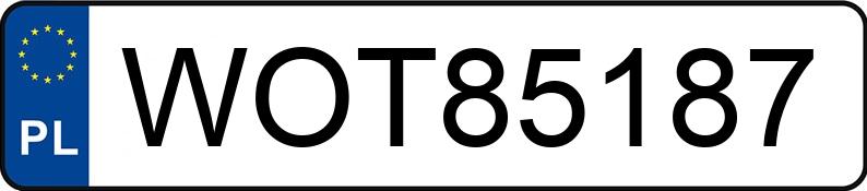 Numer rejestracyjny WOT 85187 posiada RENAULT LAGUNA - WOT85187 Numer rejestracyjny WOT 85187 posiada RENAULT LAGUNA - WOT85187