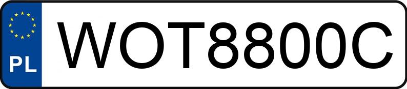 Numer rejestracyjny WOT 8800C posiada FORD C-MAX - WOT8800C Numer rejestracyjny WOT 8800C posiada FORD C-MAX - WOT8800C