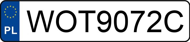 Numer rejestracyjny WOT 9072C posiada BMW X1 - WOT9072C