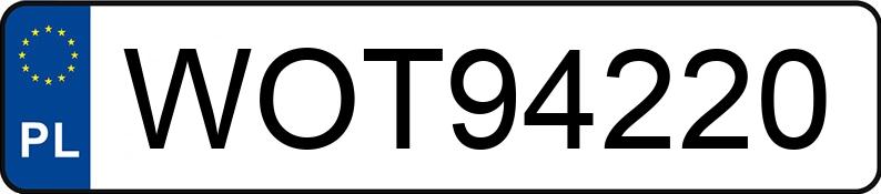 Numer rejestracyjny WOT94220 posiada AUDI A4 2.0 Kat. MR`00 E3 8E A4 2.0 Kat. MR`00 E3 8E