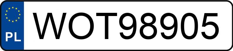 Numer rejestracyjny WOT 98905 posiada VOLVO V40 - WOT98905 Numer rejestracyjny WOT 98905 posiada VOLVO V40 - WOT98905