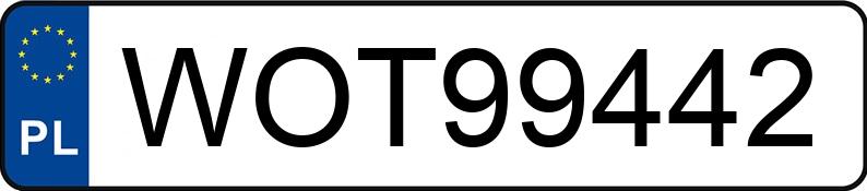 Numer rejestracyjny WOT 99442 posiada BMW 520 I - WOT99442