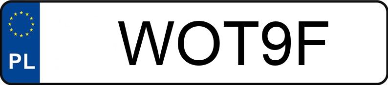 Numer rejestracyjny WOT 9F posiada MASERATI  - WOT9F