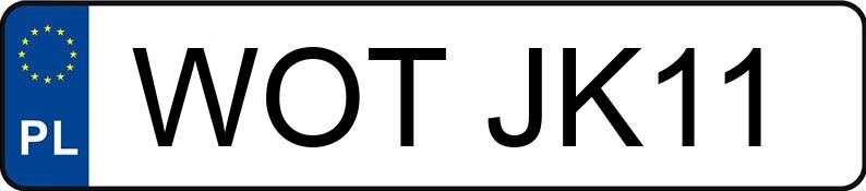 Numer rejestracyjny WOT JK11 posiada FIAT Bravo II 1.4 16V MR`07 E4 Fresh - WOTJK11 Numer rejestracyjny WOT JK11 posiada FIAT Bravo II 1.4 16V MR`07 E4 Fresh - WOTJK11