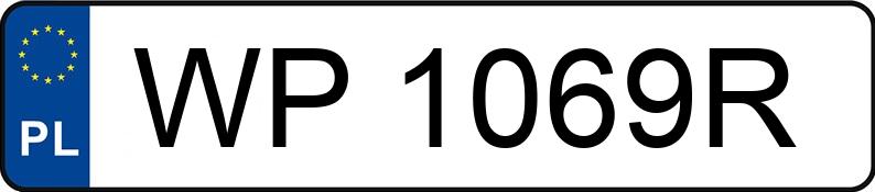 Numer rejestracyjny WP 1069R posiada AUDI A3 1.6 Kat. MR`01 8L Ambiente - WP1069R