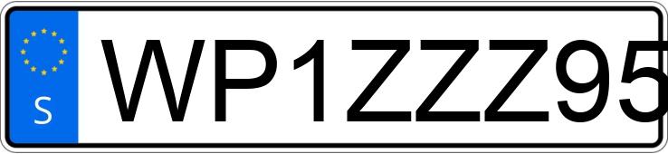 Numer rejestracyjny WP1ZZZ95ZFLB89346 posiada  