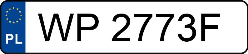 Numer rejestracyjny WP 2773F posiada CHEVROLET AVEO - WP2773F