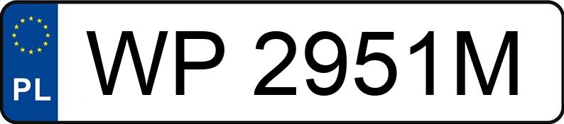 Numer rejestracyjny WP 2951M posiada VOLVO S40 1.8 - WP2951M