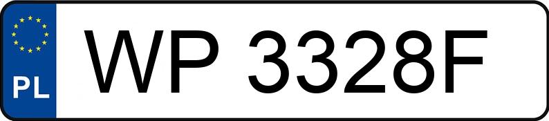 Numer rejestracyjny WP 3328F posiada PEUGEOT 307 - WP3328F