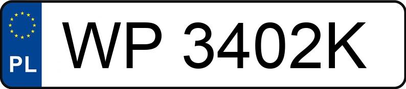 Numer rejestracyjny WP 3402K posiada FORD Focus 1.6 MR`11 E5 Trend Sport - WP3402K