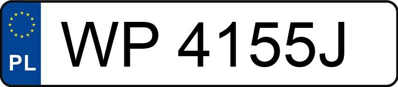 Numer rejestracyjny WP 4155J posiada PEUGEOT BOXER - WP4155J