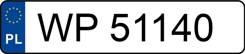 Die Registrierungsnummer WP 51140 hat BMW 520i Kat. E34 520i Kat. E34 - WP51140