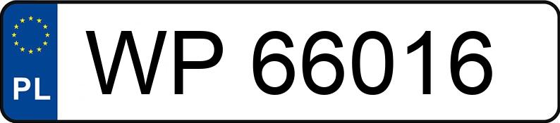 Numer rejestracyjny WP 66016 posiada VOLKSWAGEN PASSAT - WP66016 Numer rejestracyjny WP 66016 posiada VOLKSWAGEN PASSAT - WP66016