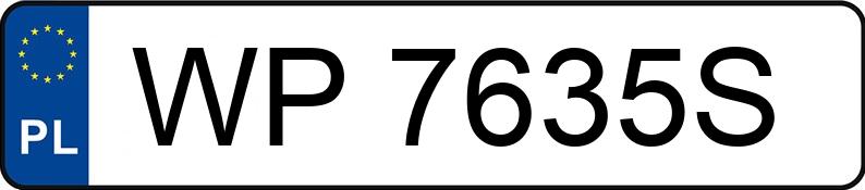Numer rejestracyjny WP 7635S posiada CITROEN BERLINGO - WP7635S