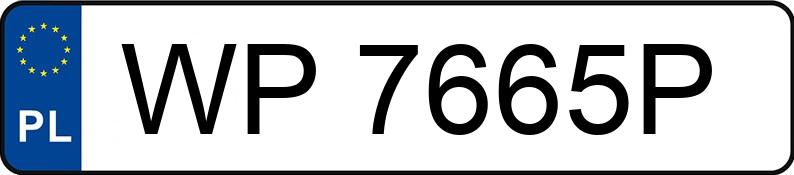 Numer rejestracyjny WP 7665P posiada BMW 520 I - WP7665P