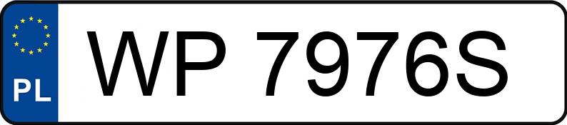 Numer rejestracyjny WP 7976S posiada AUDI S3 SPORTBACK - WP7976S