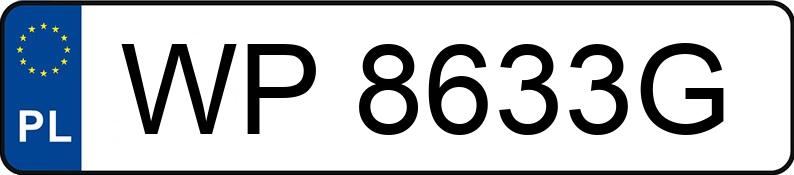 Numer rejestracyjny WP 8633G posiada MERCEDES-BENZ CLK 55 AMG Kat. MR`02 E3 209 CLK 55 AMG Kat. MR`02 E3 209 - WP8633G