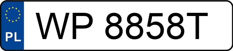 Numer rejestracyjny WP 8858T posiada DACIA DUSTER - WP8858T