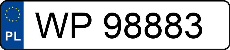 Numer rejestracyjny WP 98883 posiada VOLKSWAGEN LT 35 2.5 TDI - WP98883