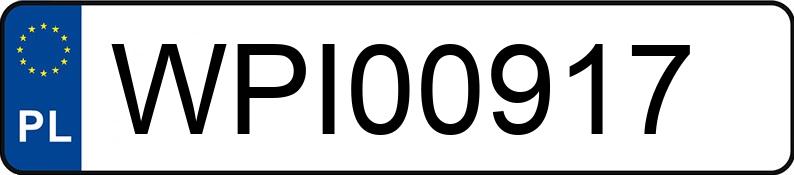 Numer rejestracyjny WPI 00917 posiada BMW 520 Diesel DPF MR`07 E4 E60 520 Diesel DPF MR`07 E4 E60 - WPI00917