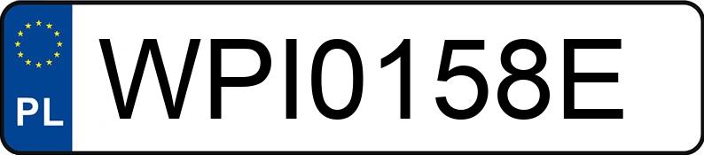 Numer rejestracyjny WPI 0158E posiada AUDI A3 QUATTRO - WPI0158E