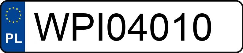 Numer rejestracyjny WPI 04010 posiada HONDA CR-V - WPI04010