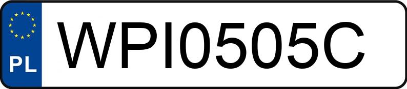 Numer rejestracyjny WPI 0505C posiada AUDI A4 - WPI0505C