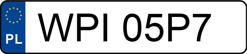 Numer rejestracyjny WPI 05P7 posiada BMW M 5 4.9 Kat. MR`01 E39 M 5 4.9 Kat. MR`01 E39 - WPI05P7