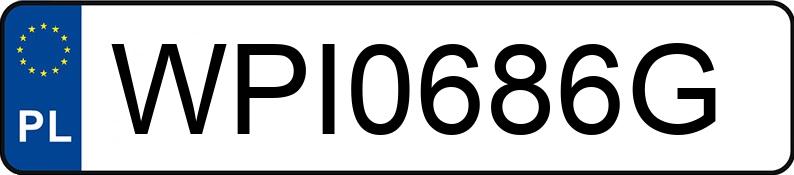 Numer rejestracyjny WPI 0686G posiada BMW X6 M - WPI0686G