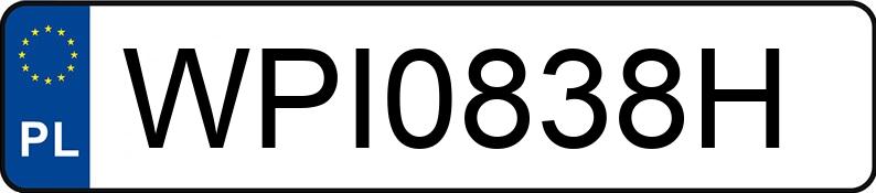 Numer rejestracyjny WPI 0838H posiada MERCEDES-BENZ B 180 - WPI0838H