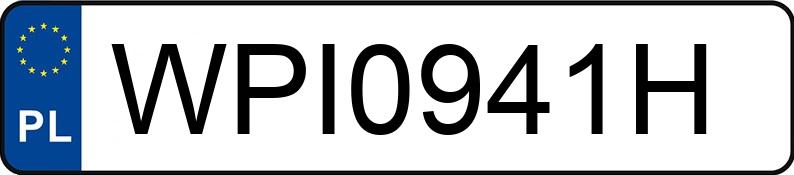 Numer rejestracyjny WPI 0941H posiada NISSAN Micra K11 1.0 Kat. MR`03 GX Hollywood - WPI0941H