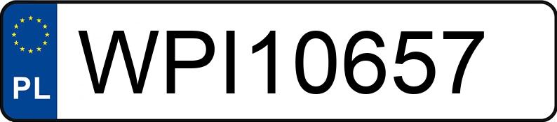 Numer rejestracyjny WPI 10657 posiada BMW 730 3.0 D - WPI10657