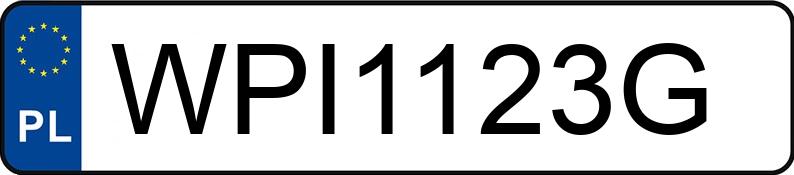 Numer rejestracyjny WPI1123G posiada BMW 320 Diesel Kat. MR`98 E46 320 Diesel Kat. MR`98 E46