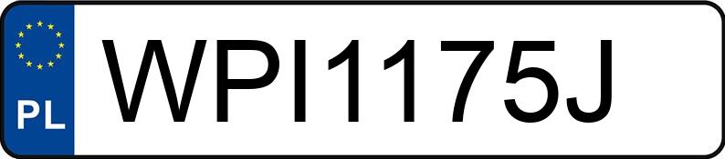 Numer rejestracyjny WPI 1175J posiada MERCEDES-BENZ/IGLOPOL SPRINTER - WPI1175J