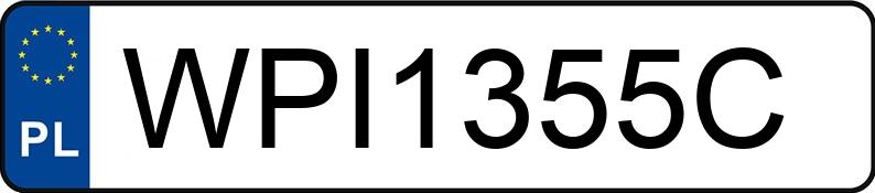 Numer rejestracyjny WPI 1355C posiada AUDI A6 2.0 TFSI MR`04 E4 4F A6 2.0 TFSI MR`04 E4 4F - WPI1355C