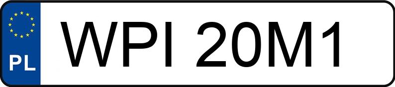 Numer rejestracyjny WPI 20M1 posiada TOYOTA Yaris 1.3 MR`06 E4 - WPI20M1