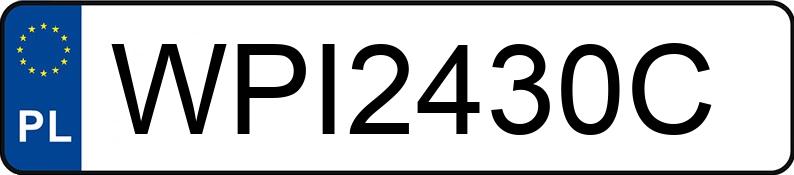 Numer rejestracyjny WPI 2430C posiada VOLKSWAGEN Sharan PA 2.0 TDI-CR MR`16 E6d Trendline BMT SCR - WPI2430C