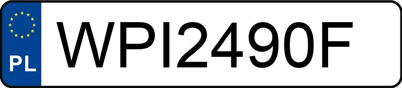 Numer rejestracyjny WPI 2490F posiada MINI [BMW] Mini 1.4 MR`06 E4 One - WPI2490F