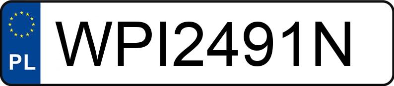 Numer rejestracyjny WPI 2491N posiada VOLKSWAGEN TOURAN - WPI2491N