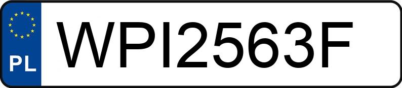 Numer rejestracyjny WPI 2563F posiada SKODA OCTAVIA - WPI2563F Numer rejestracyjny WPI 2563F posiada SKODA OCTAVIA - WPI2563F