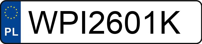 Numer rejestracyjny WPI 2601K posiada RENAULT KANGOO - WPI2601K