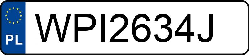 Numer rejestracyjny WPI 2634J posiada BMW 520 - WPI2634J