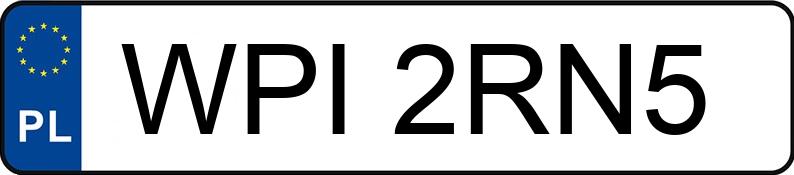 Numer rejestracyjny WPI 2RN5 posiada TOYOTA AVENSIS - WPI2RN5