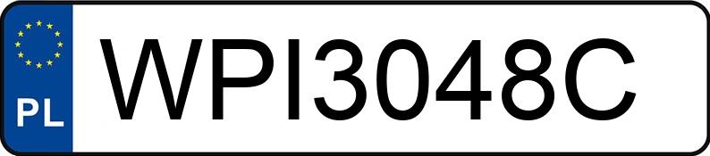 Numer rejestracyjny WPI 3048C posiada TOYOTA RAV4 - WPI3048C