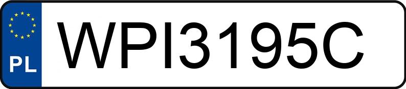 Numer rejestracyjny WPI 3195C posiada BMW 328i Coupe Kat. MR`99 E46 Ci - WPI3195C