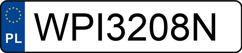 Numer rejestracyjny WPI 3208N posiada MERCEDES-BENZ CLA 250 MR`13 E5 117 CLA 250 MR`13 E5 117 - WPI3208N