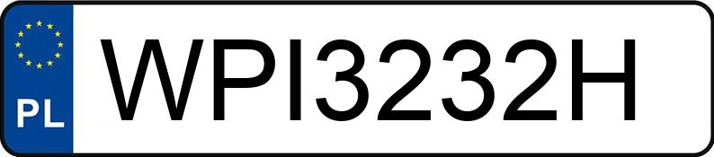 Numer rejestracyjny WPI 3232H posiada KNAUS Sun Traveller 605KG 3.5t Ducato 15 2.0JTD - WPI3232H