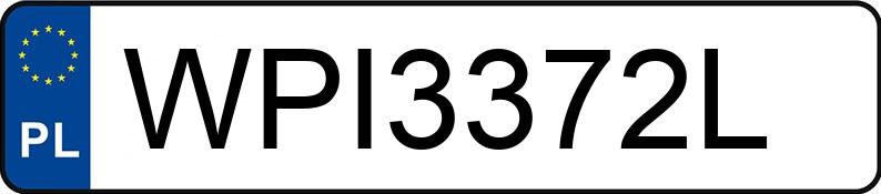 Numer rejestracyjny WPI 3372L posiada TOYOTA Avensis Sedan 2.0 Diesel MR`03 E4 Luna - WPI3372L